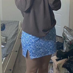 Brand new blue mini skirt (STILL HAS THE LABEL ON)